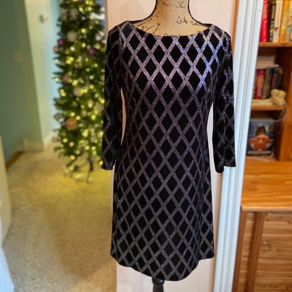 JH Evenings Velvet Dress